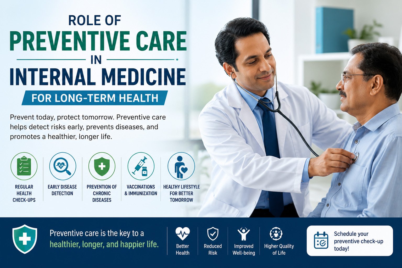 Role of Preventive Care in Internal Medicine for Long-Term Health